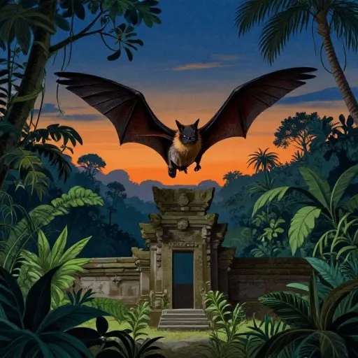 The Mostly True Tale of the Ahool - The Known Bats of Java illustration