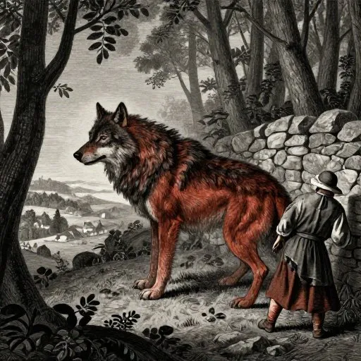 The Mostly True Tale of the Beast of Gevaudan illustration