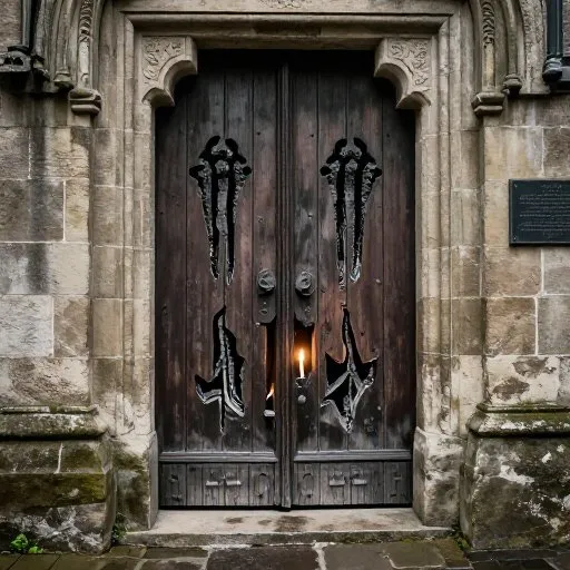 The Mostly True Tale of Black Shuck - The Door illustration