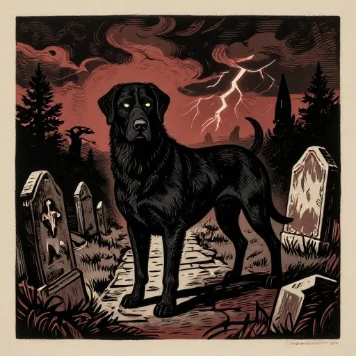 The Mostly True Tale of Black Shuck illustration