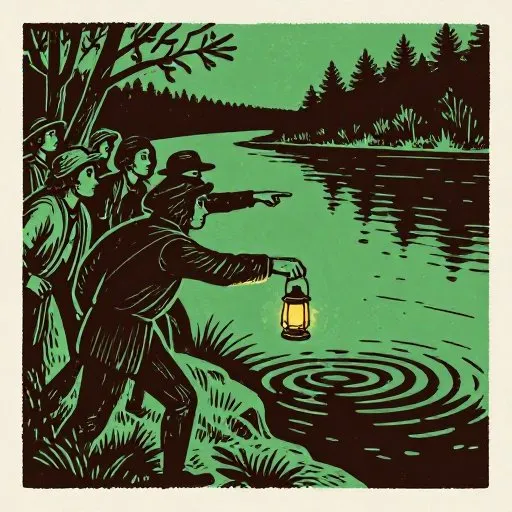 The Mostly True Tale of the Bunyip - Everybody Saw It illustration