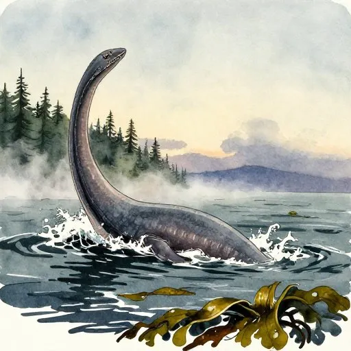 The Mostly True Tale of Cadborosaurus illustration