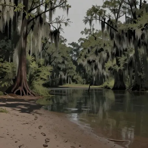 The Mostly True Tale of the Fouke Monster - The Bottoms illustration