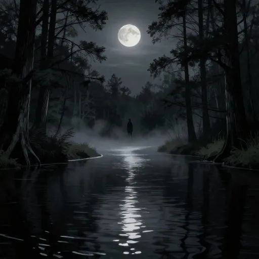 The Mostly True Tale of the Fouke Monster - The Sulphur River illustration