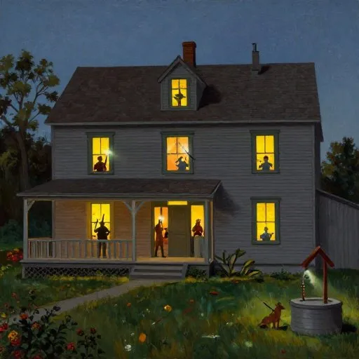 The Mostly True Tale of the Hopkinsville Goblins - The Siege illustration