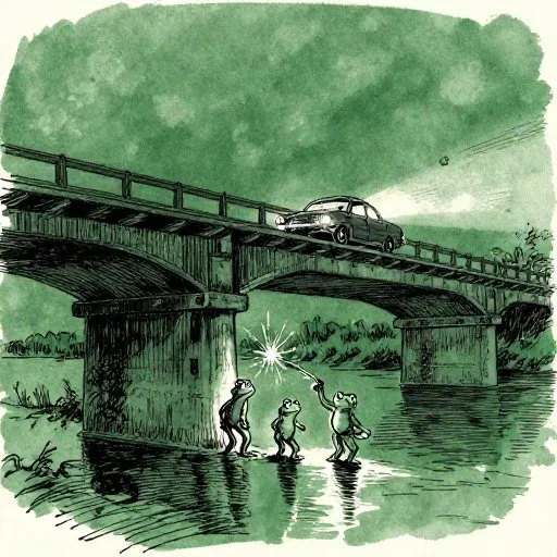 The Mostly True Tale of the Loveland Frog illustration