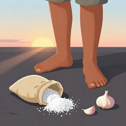 The Mostly True Tale of the Manananggal - Salt, Garlic, and the Legs illustration