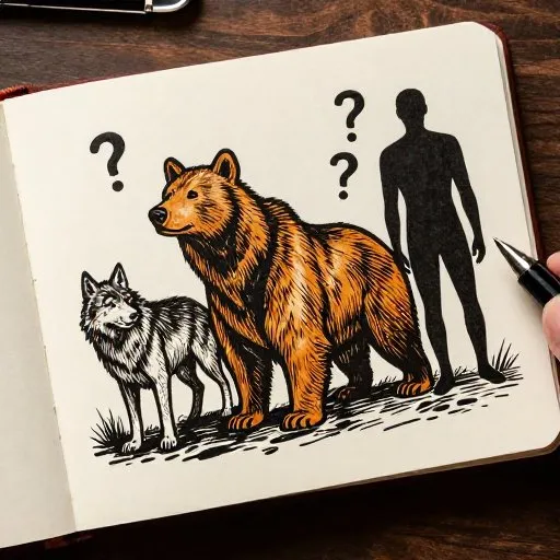 The Mostly True Tale of the Michigan Dogman - The Academic Position illustration