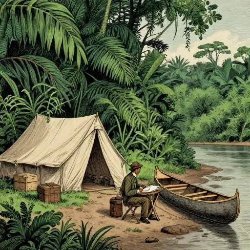 The Mostly True Tale of Mokele-Mbembe - The Expeditions illustration