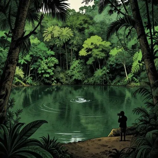 The Mostly True Tale of Mokele-Mbembe - The Lake Tele Problem illustration