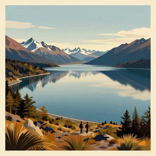 The Mostly True Tale of Nahuelito - The Lake at the End of the World illustration