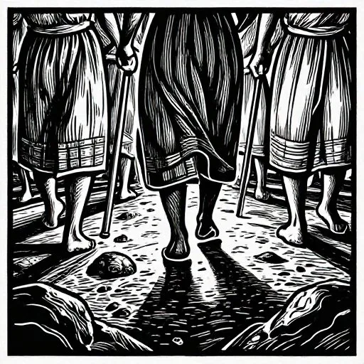 The Mostly True Tale of the Nightmarchers - The Procession illustration