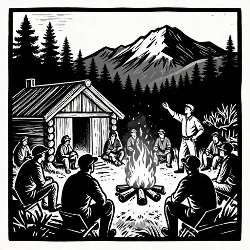 The Mostly True Tale of the Slide-Rock Bolter - The Lumberjack Problem illustration