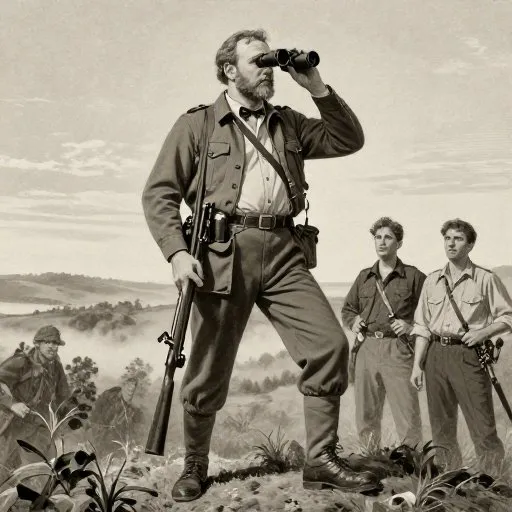 The Mostly True Tale of the Snallygaster - The President Takes Notice illustration