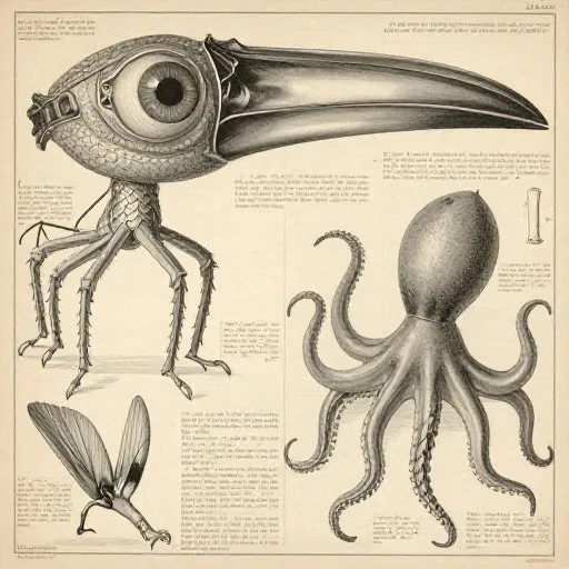 The Mostly True Tale of the Snallygaster - The Shape It Took illustration