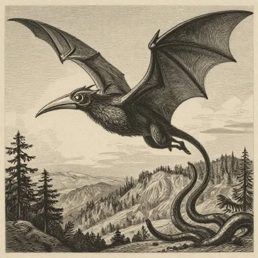 The Mostly True Tale of the Snallygaster illustration