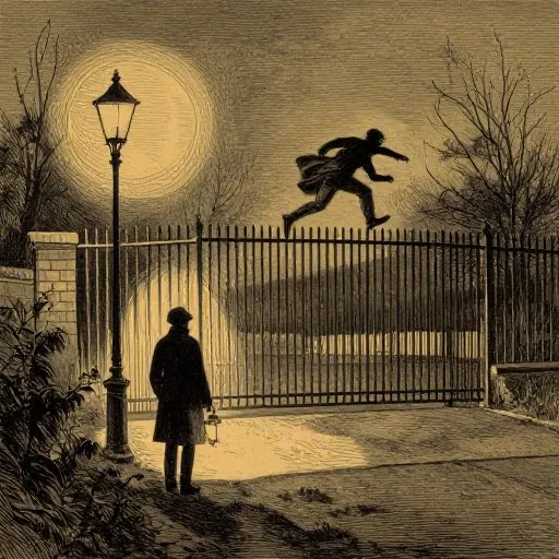 The Mostly True Tale of Spring Heeled Jack - The First Report illustration