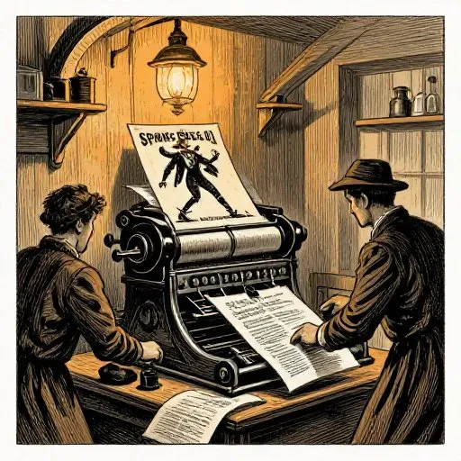 The Mostly True Tale of Spring Heeled Jack - The Victorian Obsession illustration