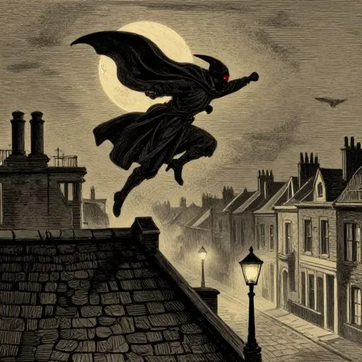 The Mostly True Tale of Spring Heeled Jack illustration