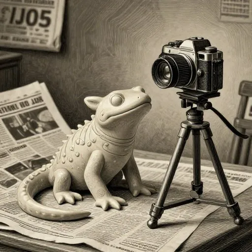 The Mostly True Tale of the Tatzelwurm - The 1934 Photograph illustration