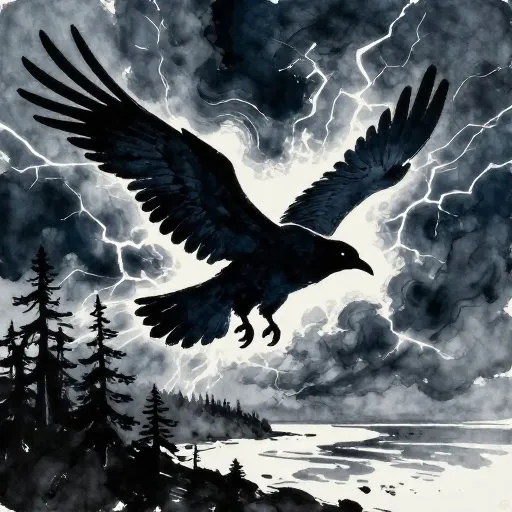 The Mostly True Tale of the Thunderbird illustration