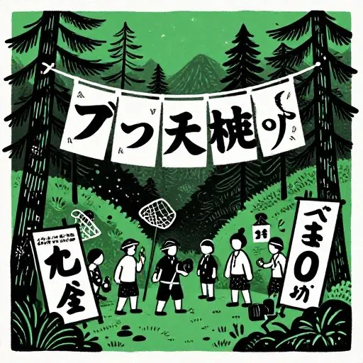 The Mostly True Tale of the Tsuchinoko - The Bounties illustration