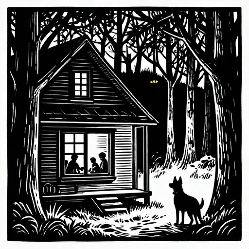 The Mostly True Tale of the Wampus Cat - The Howl illustration