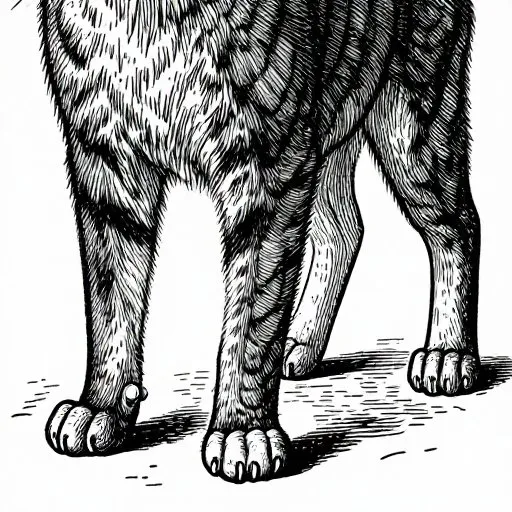 The Mostly True Tale of the Wampus Cat - Six Legs illustration